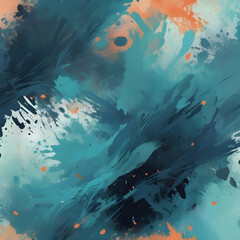 Fototapete - Abstract Textured Design: Create a background with various textures, like brush strokes, splatters, or grainy effects, to enhance depth and appeal.