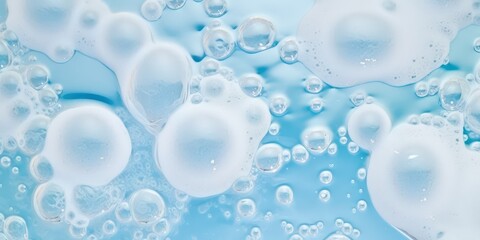Wall Mural - Abstract Water Bubbles