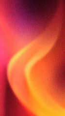 Wall Mural - orange to golden yellow to pink abstract curvy grainy texture gradient background wallpaper