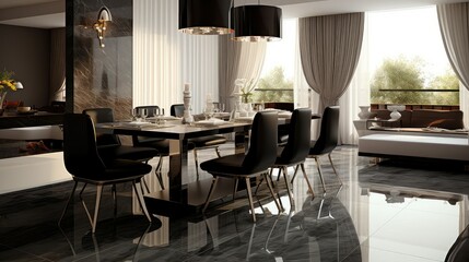 Sticker - floor dark color marble