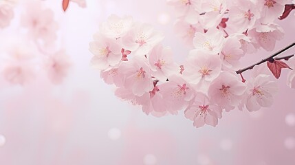 Poster - delicate pink background pastel colors