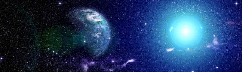 Wall Mural - stars of a planet and galaxy in a free space. .magic color galaxy. infinite universe and starry nigh