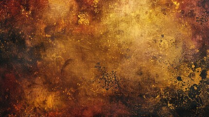 Poster - Texture background with shades of brown yellow and gold
