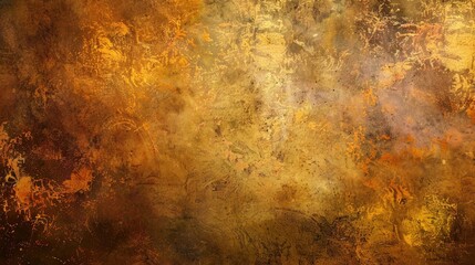 Poster - Texture background with shades of brown yellow and gold