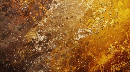 Poster - Texture background with shades of brown yellow and gold