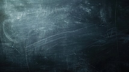 Leinwandbilder - Chalk erased on blackboard as background for text or graphics school education theme