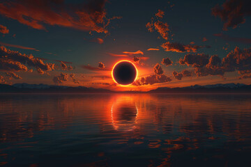 Poster - Total solar eclipse at sea