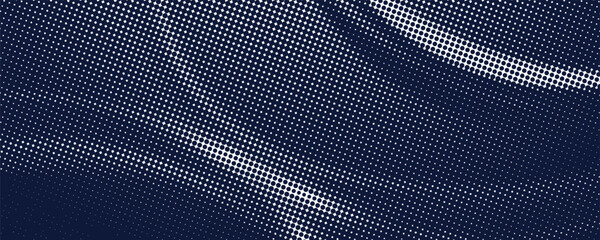 Canvas Print - Data technology background. Abstract background. Connecting dots and lines on dark background. Abstract digital wave particles. Abstract halftone illustration background.