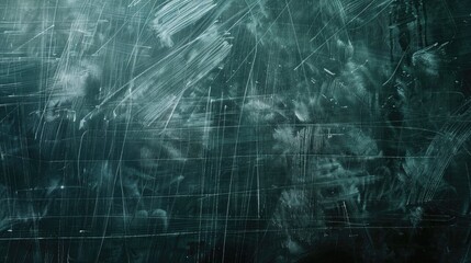 Leinwandbilder - Erased chalk on blackboard creating abstract backdrop