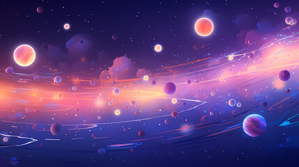 planet in space