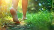 © VictorCanalesStudio - Mindful barefoot walking in the nature