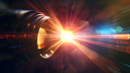standard lens flare elements from a super 35 mm camera lens separated into elements and packed into a texture sheet with a black background