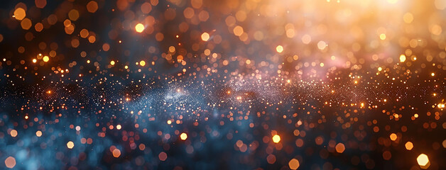 Wall Mural - fireworks background with galaxy effect and bright vibrant light in dark background 