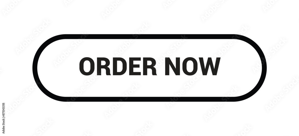 Order Now Options Order Now Button on White Background: Easy Ordering Experience Stock ...