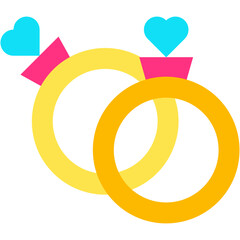 Wall Mural - Vector Icon Ring, Marital Status, Wedding Ring, Valentines Day, Diamond Ring