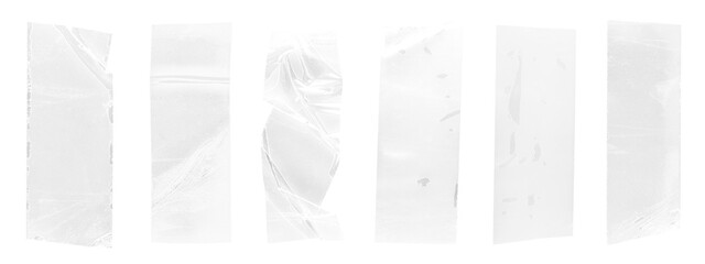 Sticker - Wrinkled clear textured tape set