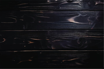 Black wood background. Black wood, old wooden planks. Old black wood. Natural Dark Wooden Background. Wood texture.