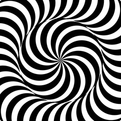Poster - Op art background vector design. Spin Illusion of whirl movement. 3d vector patter for brochure, poster, presentation, flyer or banner.