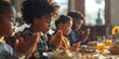 © LukaszDesign - Dining with family for breakfast, prayer, and worship. Parent-child prayer, thanks, and grace at the dining room for Christian, spiritual, or faith together