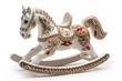 © Diana - a white horse with gold and red designs