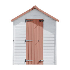 Poster - Beach shed png sticker, transparent background