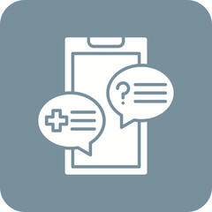 Sticker - Telemedicine Icon