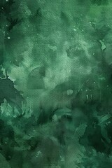 Wall Mural - This abstract background features an abstract texture in green, watercolor, splashes, drops of paint and paint strokes. The texture is similar to that of stone or marble. This texture can be used for