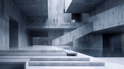 Poster - Concrete Architecture Interior Design