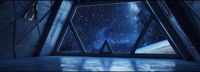 Wall Mural - compile your characters in this 3d space environment