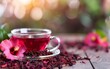 © apichat - Hibiscus tea, tart and refreshing