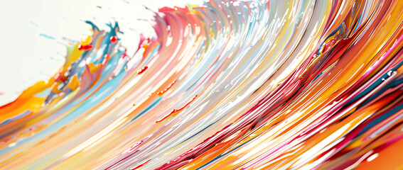 Poster - Abstract background with pastel colors, brush strokes and in the style of oil painting. Oil texture on canvas. Abstract painting