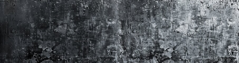 Poster - Grungy concrete wall texture - wide banner format background with copy space