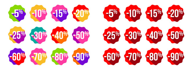 Wall Mural - percentages