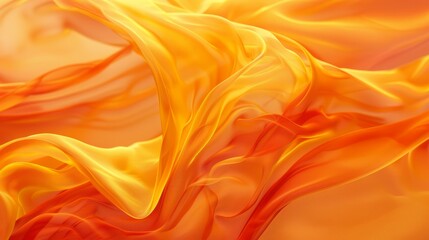 Poster - Abstract orange and yellow fabric background