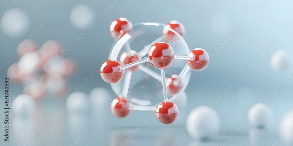 Visual Representation of Electrons Orbiting a Positively Charged ...