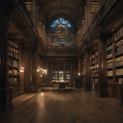 a room with a lot of books on the shelves