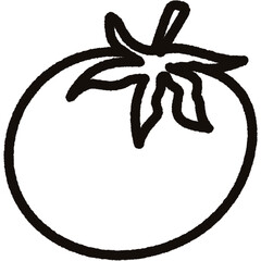 Wall Mural - tomato doodle