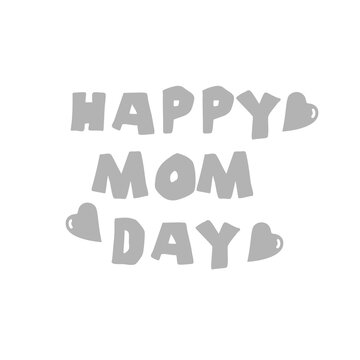 mother's day icon on a white background, vector illustration