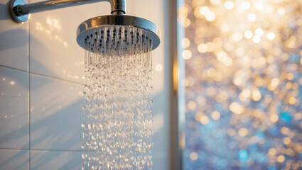 Wall Mural - Shower head.