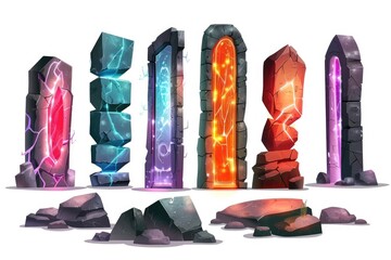 Poster - Multicolored Rocks and Stones