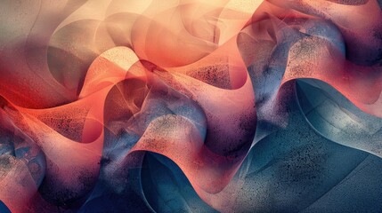 Wall Mural - Subtle gradient background with flowing lines