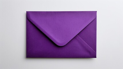 Poster - Envelope closed in purple on white backdrop
