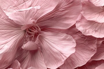  Detailed macro photography showcasing intricate texture of a delicate flower petal