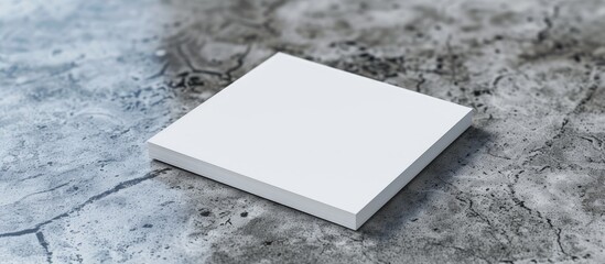 Leinwandbilder - Mock up of a blank business card with copy space image.