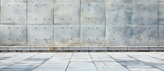Fototapete - a detailed shot capturing a concrete wall background with a blank area for additional content or tex