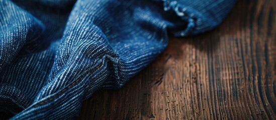 Poster - Denim brand logo with copy space image.