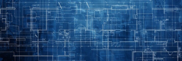 Abstract blueprint background texture. Engineering drawing. Parts for industrial construction