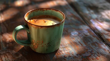 Canvas Print - A mug of java