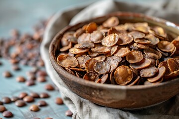 Wall Mural - Bowl of lentil chips