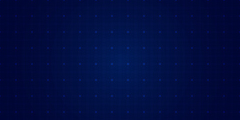 Aufkleber - coordinate grid background. seamless blue, grid-like pattern with dots and lines creating geometric,